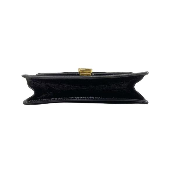 ❌sold❌ Auth GUCCI Sylvie Black Gold Multi Velour Hardware - Shoulder Bag - Picture 6 of 16